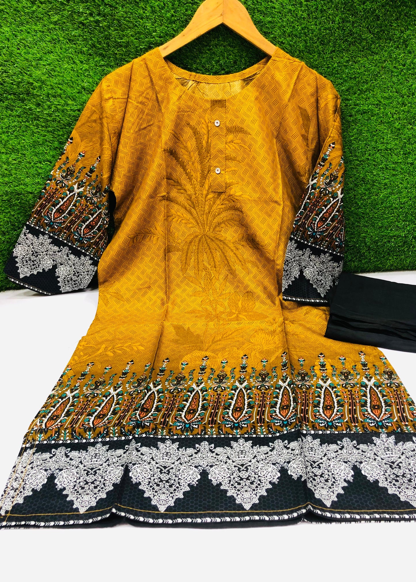 Stitched Classic Linen 2-Piece Outfit (81)