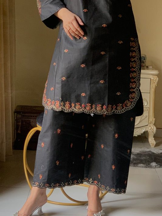 Kajal – Grace in Every Thread | Cotton Embroidered Elegance