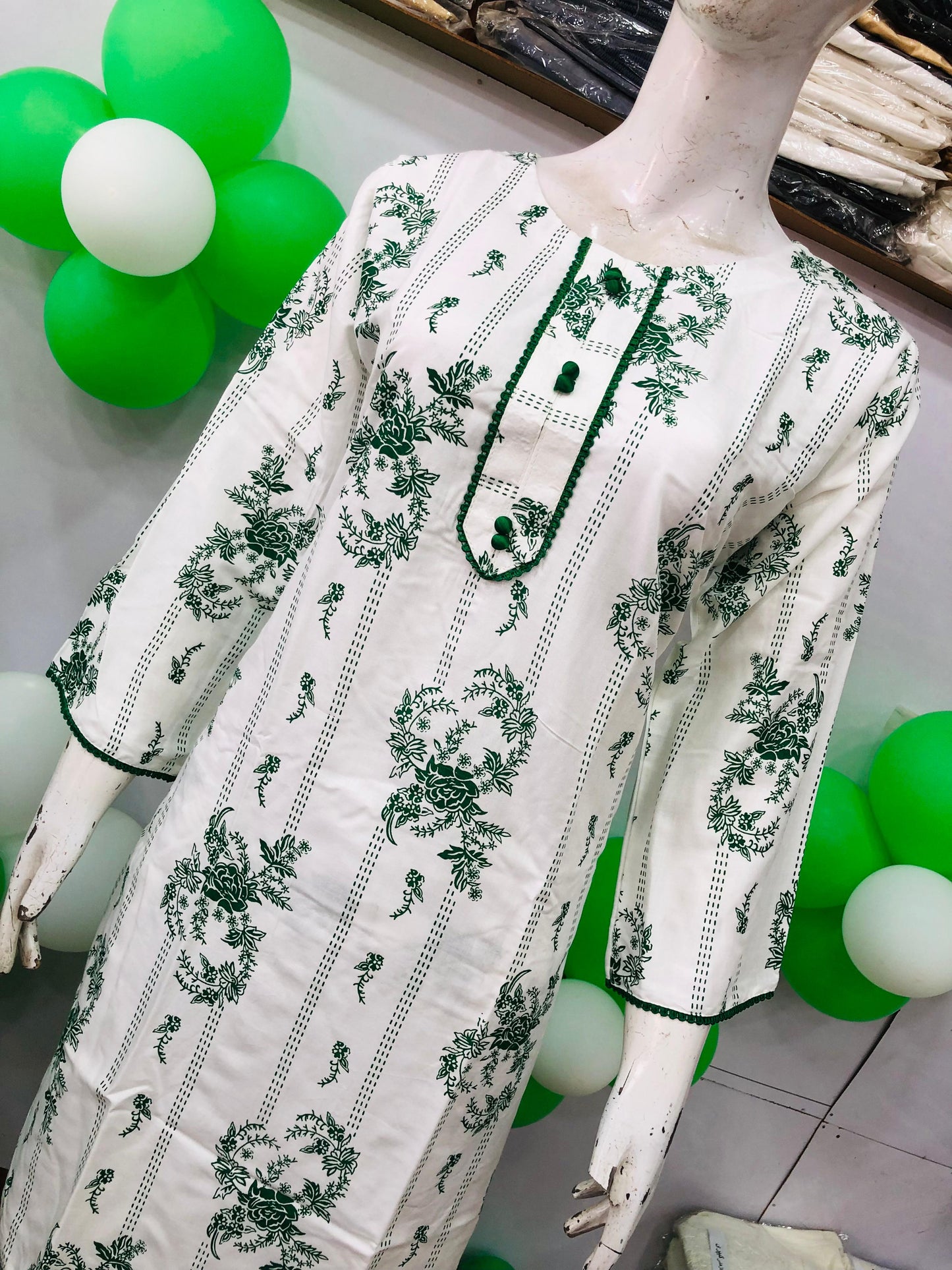 Ever Green SUMMER LINEN 2 PIECE ( Kali Flower )