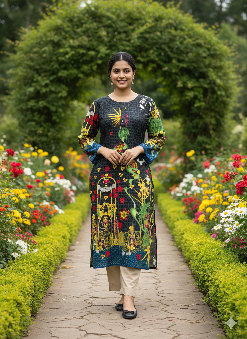 Stitched Classic Linen 2-Piece Outfit (102)