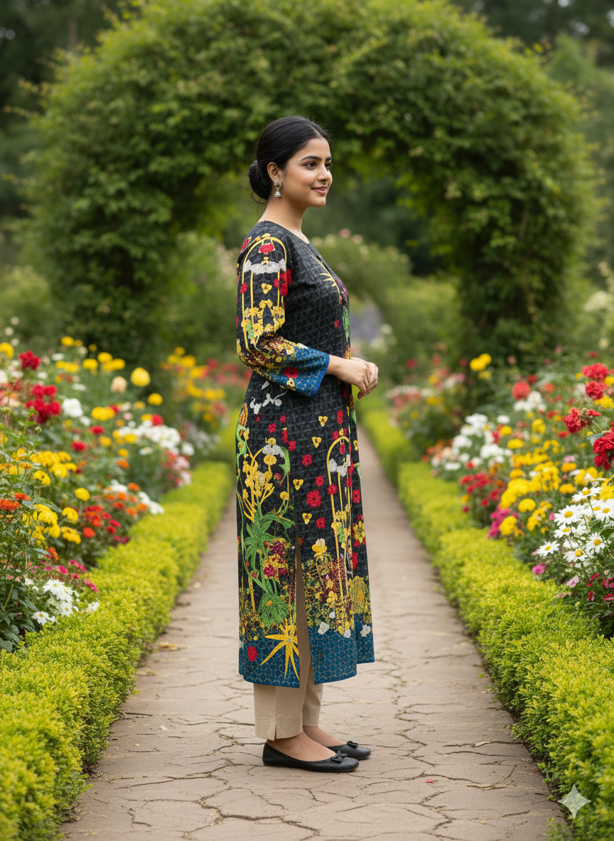 Stitched Classic Linen 2-Piece Outfit (102)