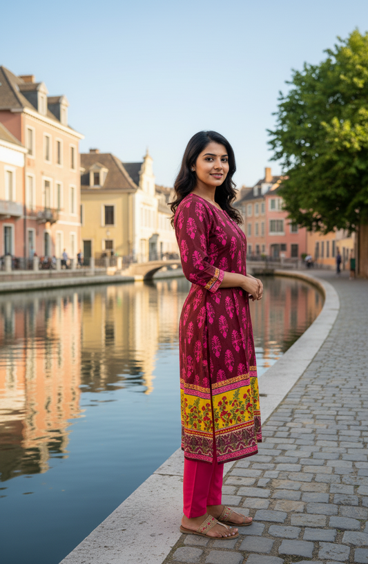 Stitched Classic Linen 2-Piece Outfit (59)