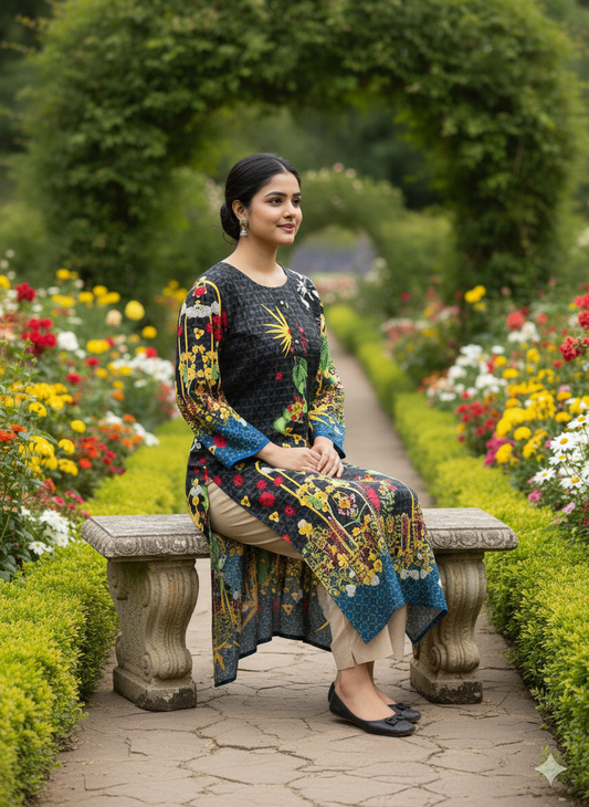 Stitched Classic Linen 2-Piece Outfit (102)