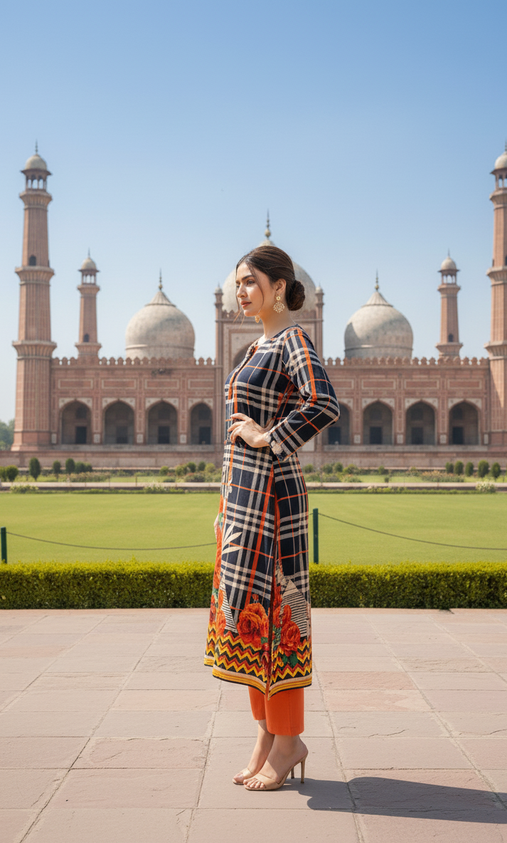 Stitched Classic Linen 2-Piece Outfit (58)