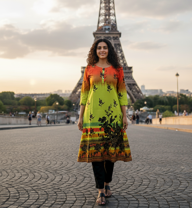 Stitched Classic Linen 2-Piece Outfit (53)