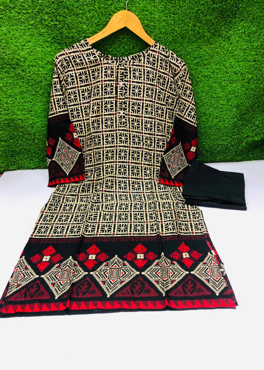 Stitched Classic Linen 2-Piece Outfit (5)