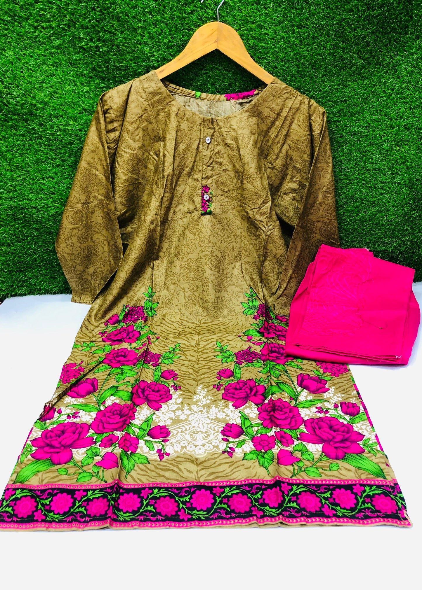 Stitched Classic Linen 2-Piece Outfit (76)