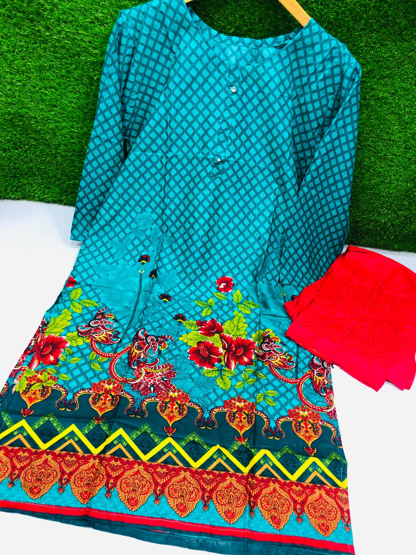 Stitched Classic Linen 2-Piece Outfit (55)