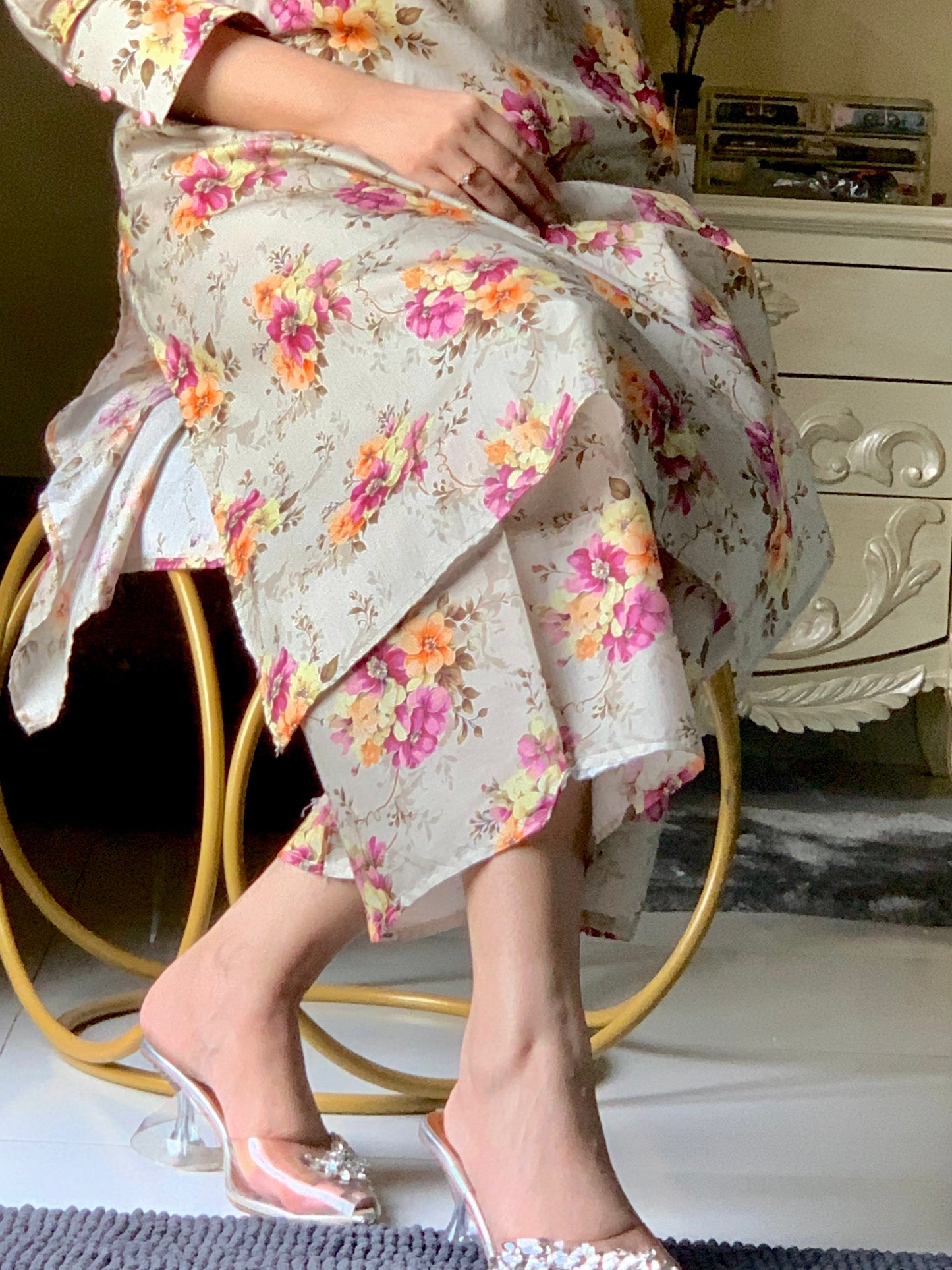 Haleema 2-Piece Pure Lawn Set – Long Length |