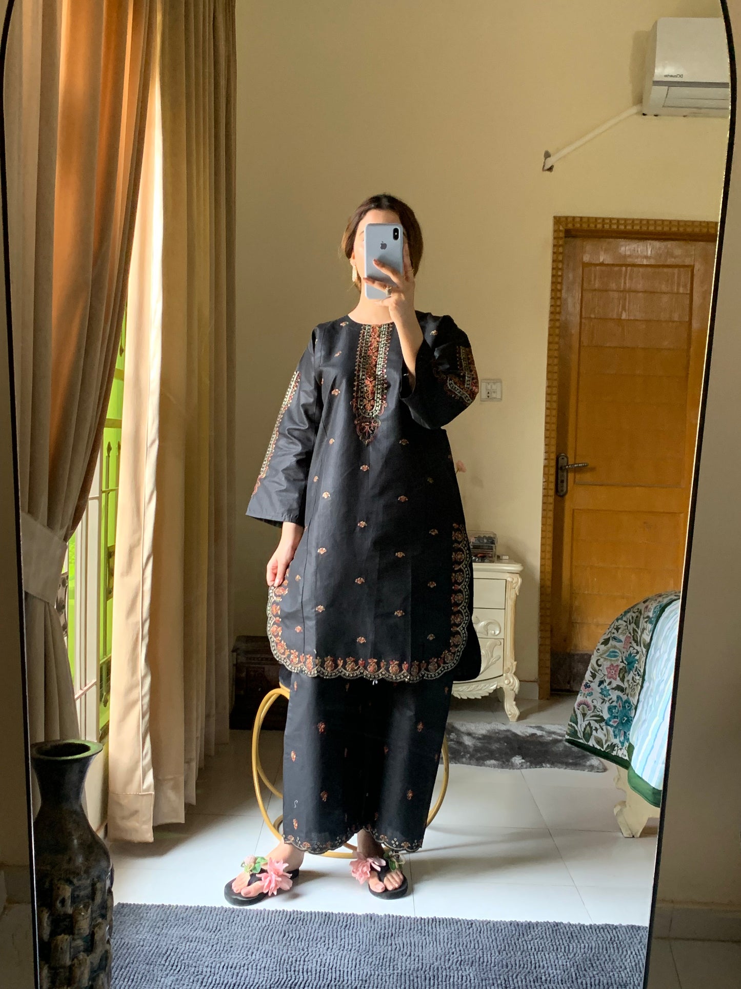 Kajal – Grace in Every Thread | Cotton Embroidered Elegance