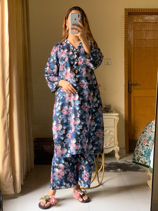 Almirah 2-Piece Pure Lawn Set – Long Length |