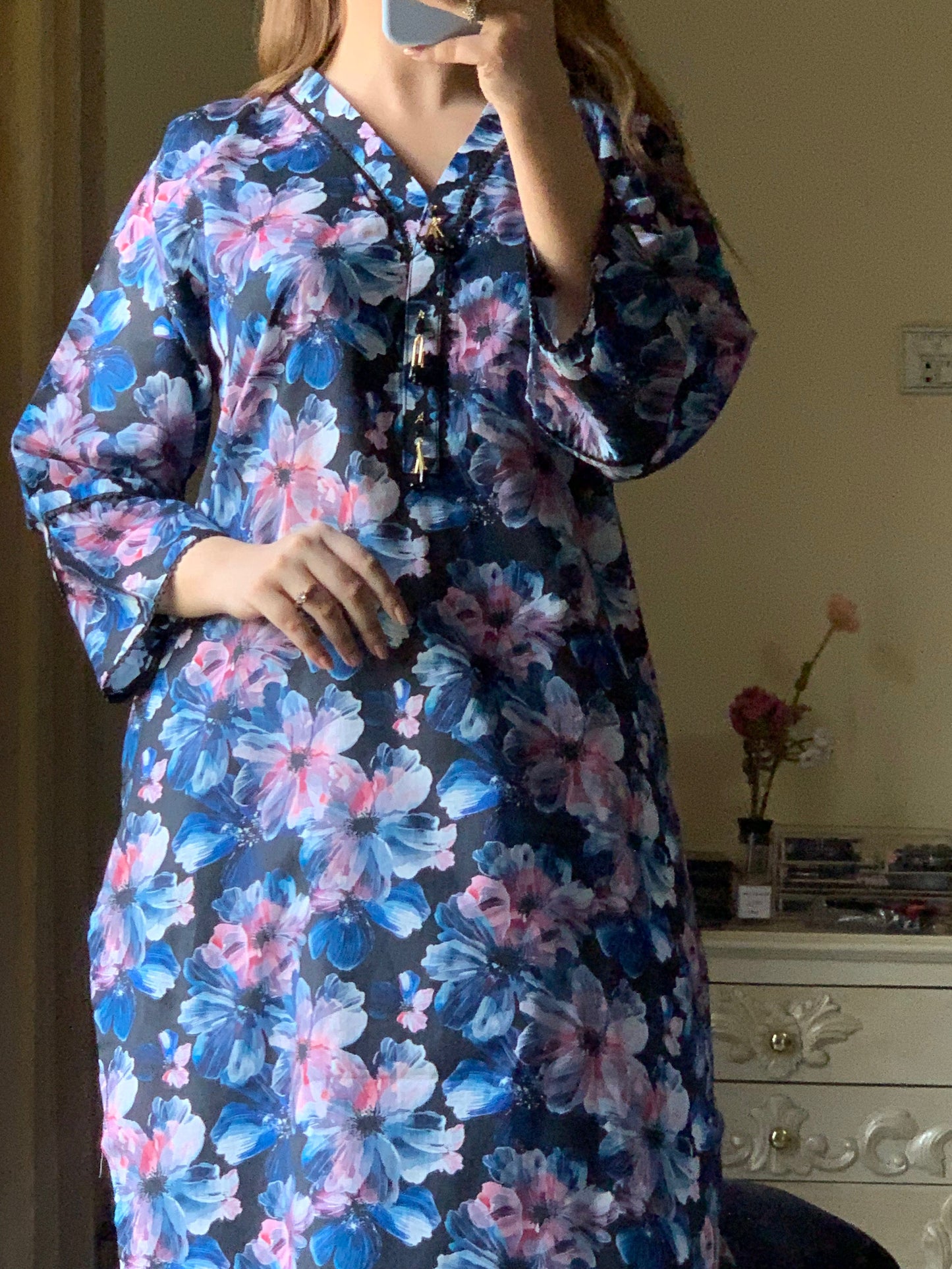 Almirah 2-Piece Pure Lawn Set – Long Length |