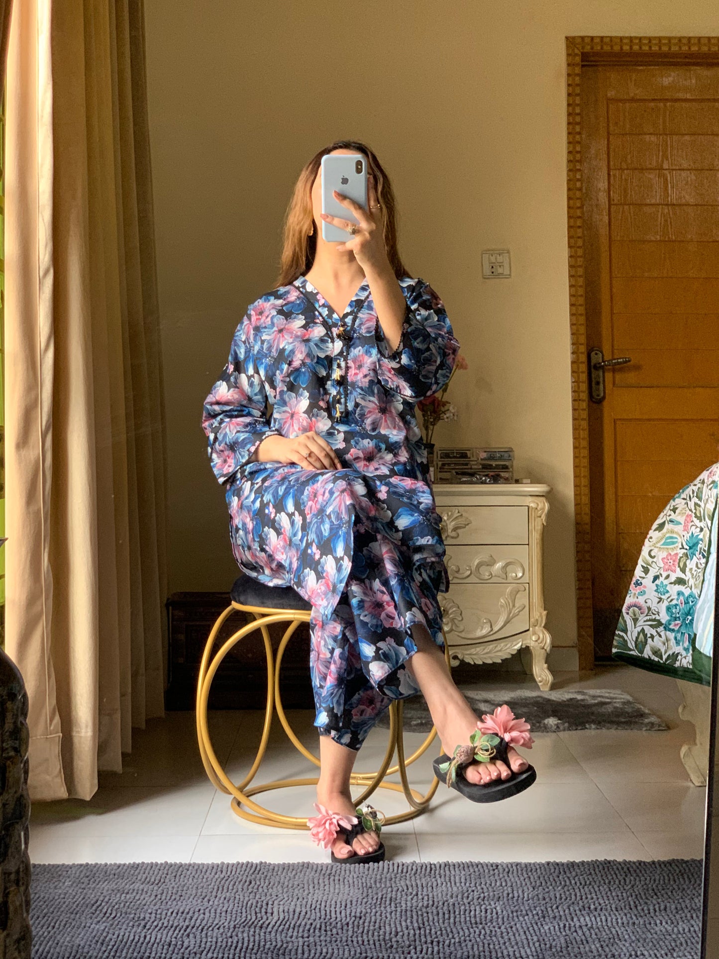 Almirah 2-Piece Pure Lawn Set – Long Length |