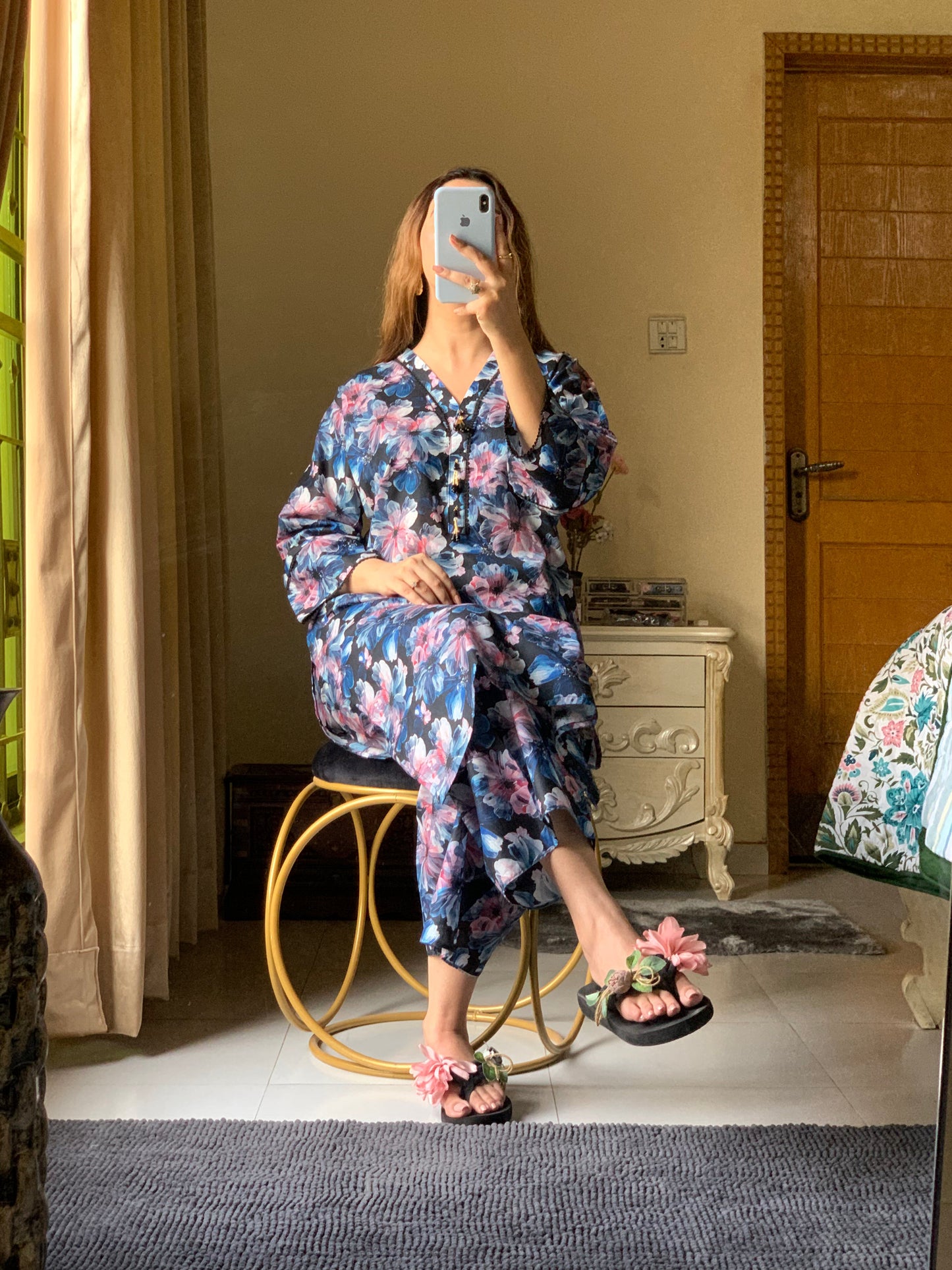 Almirah 2-Piece Pure Lawn Set – Long Length |