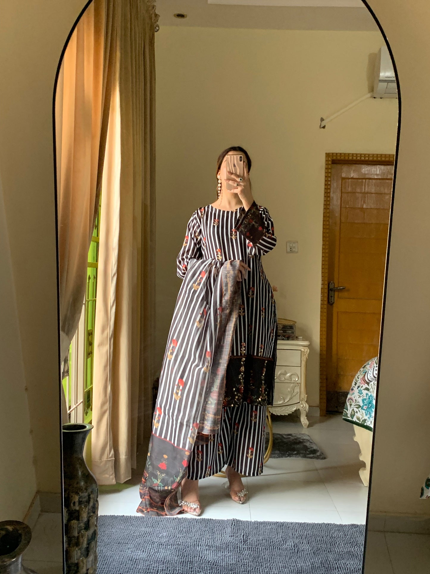 Samira Prestige Premium Long-Length Stitched 3-Piece Silky Lawn