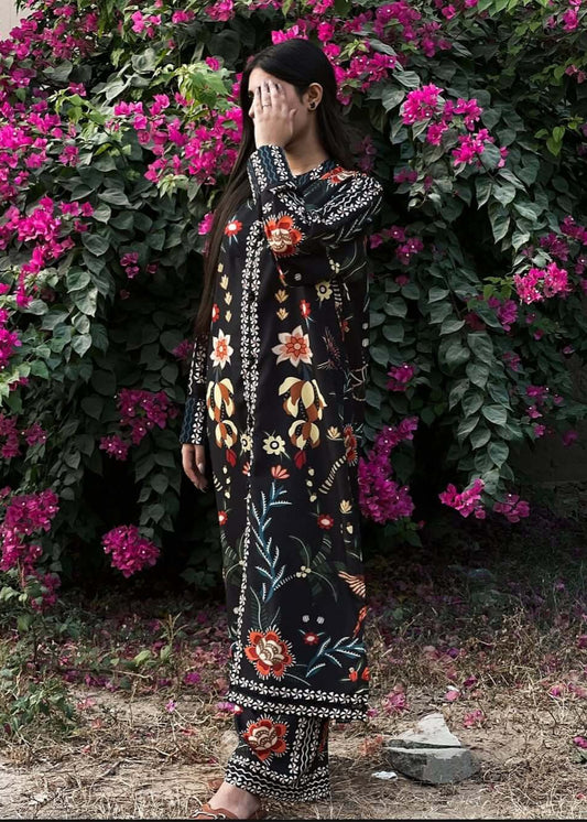 Elegant Women's Luxury Velvet 2-Piece Co-Ord Set | Premium Chic Outfit 06