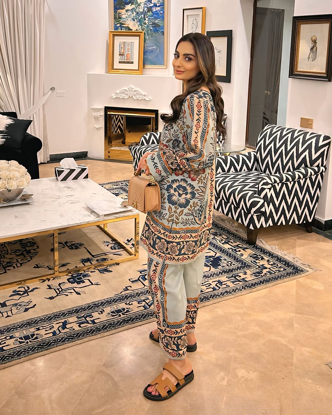 Elegant Women's Luxury Velvet 2-Piece Co-Ord Set | Premium Chic Outfit 04