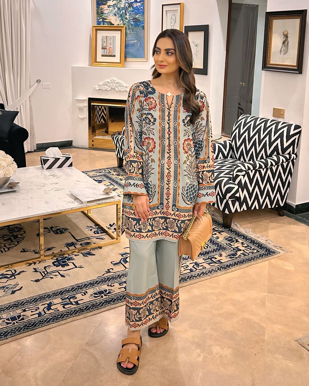 Elegant Women's Luxury Velvet 2-Piece Co-Ord Set | Premium Chic Outfit 04