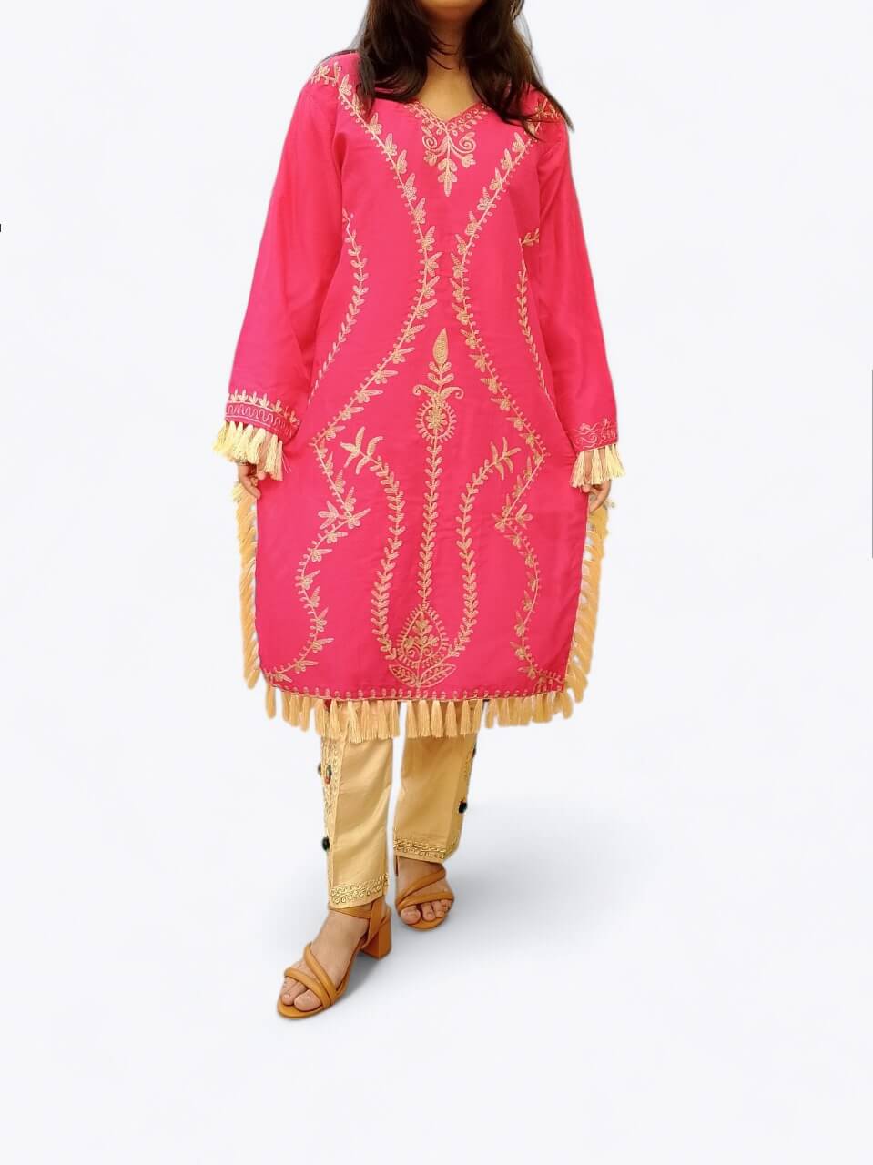 Classic Handmade Embroidered Shirt & Trouser Set