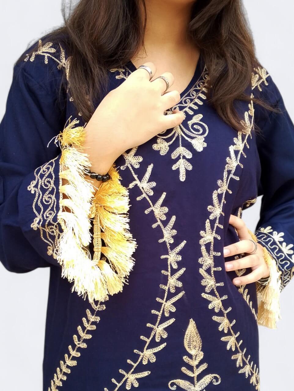 Classic Handmade Embroidered Shirt & Trouser Set