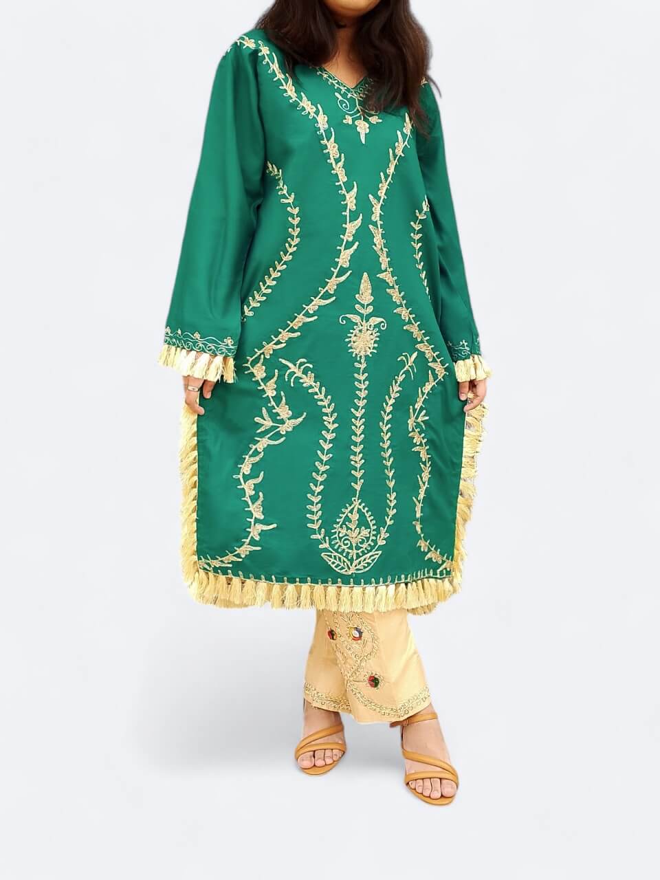 Classic Handmade Embroidered Shirt & Trouser Set