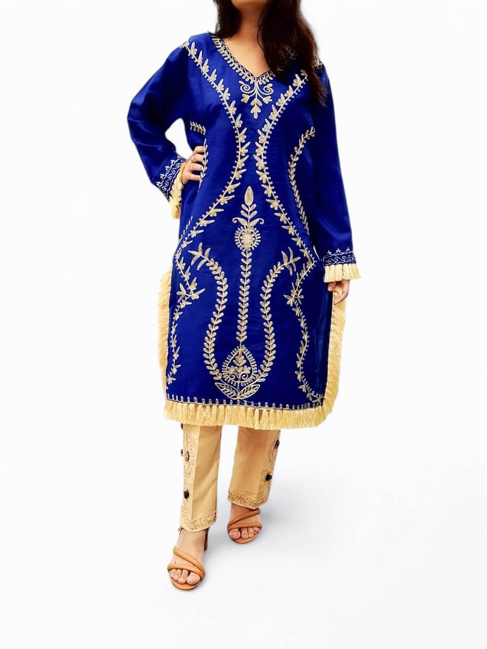 Classic Handmade Embroidered Shirt & Trouser Set