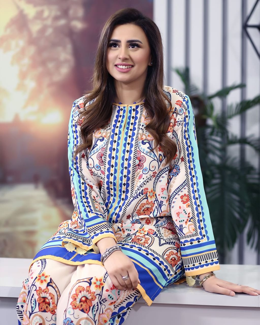 Elegant Luxury Silk 2-Piece Dress Set