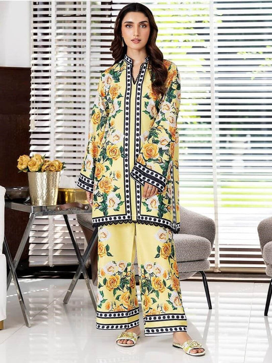 Luxury Silk 2-Piece Dress for Women – Elegant & Timeless Style