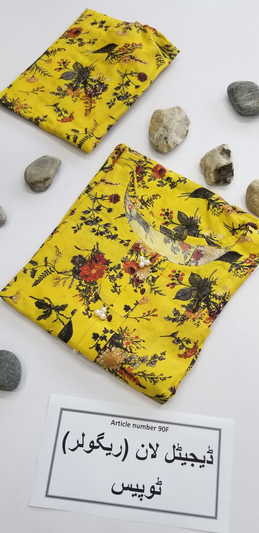 Vibrant Digital Lawn 2-Piece Suit for Women