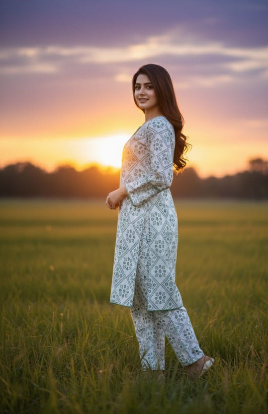 Ever Green SUMMER LINEN 2 PIECE-Chunri (66)