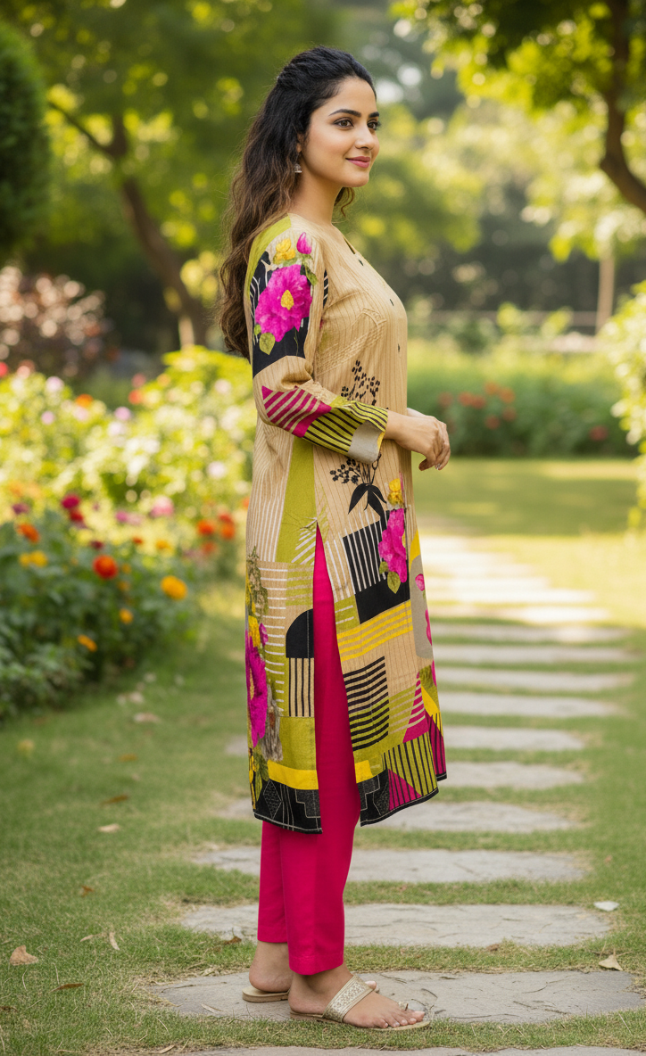 Stitched Classic Linen 2-Piece Outfit (64)