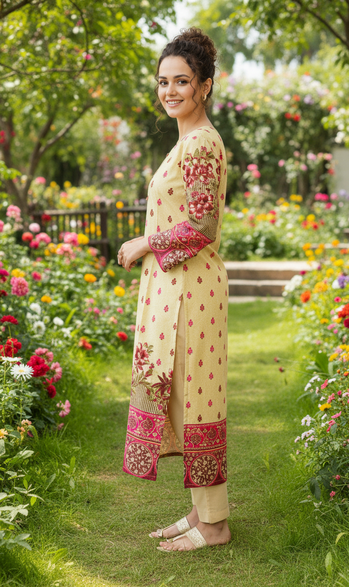 Stitched Classic Linen 2-Piece Outfit (22)