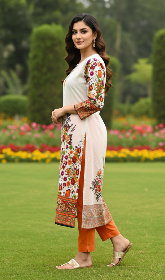 Stitched Classic Linen 2-Piece Outfit (15)