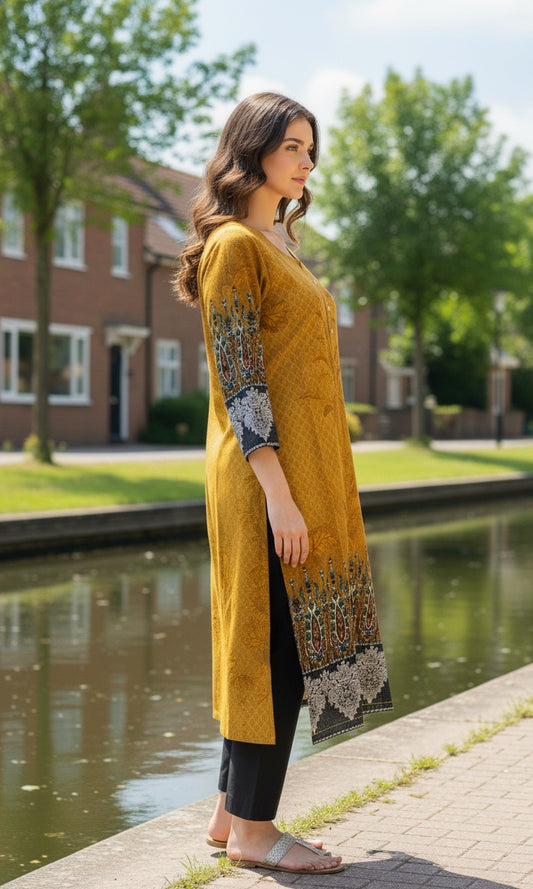 Stitched Classic Linen 2-Piece Outfit (81)