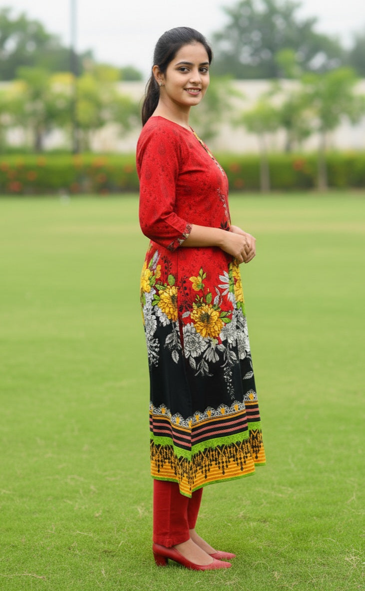 Stitched Classic Linen 2-Piece Outfit (60)
