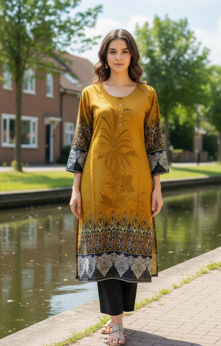 Stitched Classic Linen 2-Piece Outfit (81)