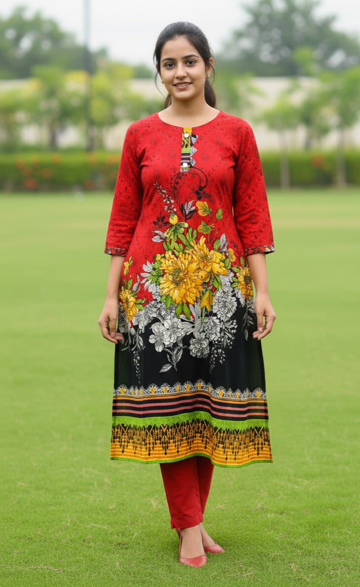 Stitched Classic Linen 2-Piece Outfit (60)