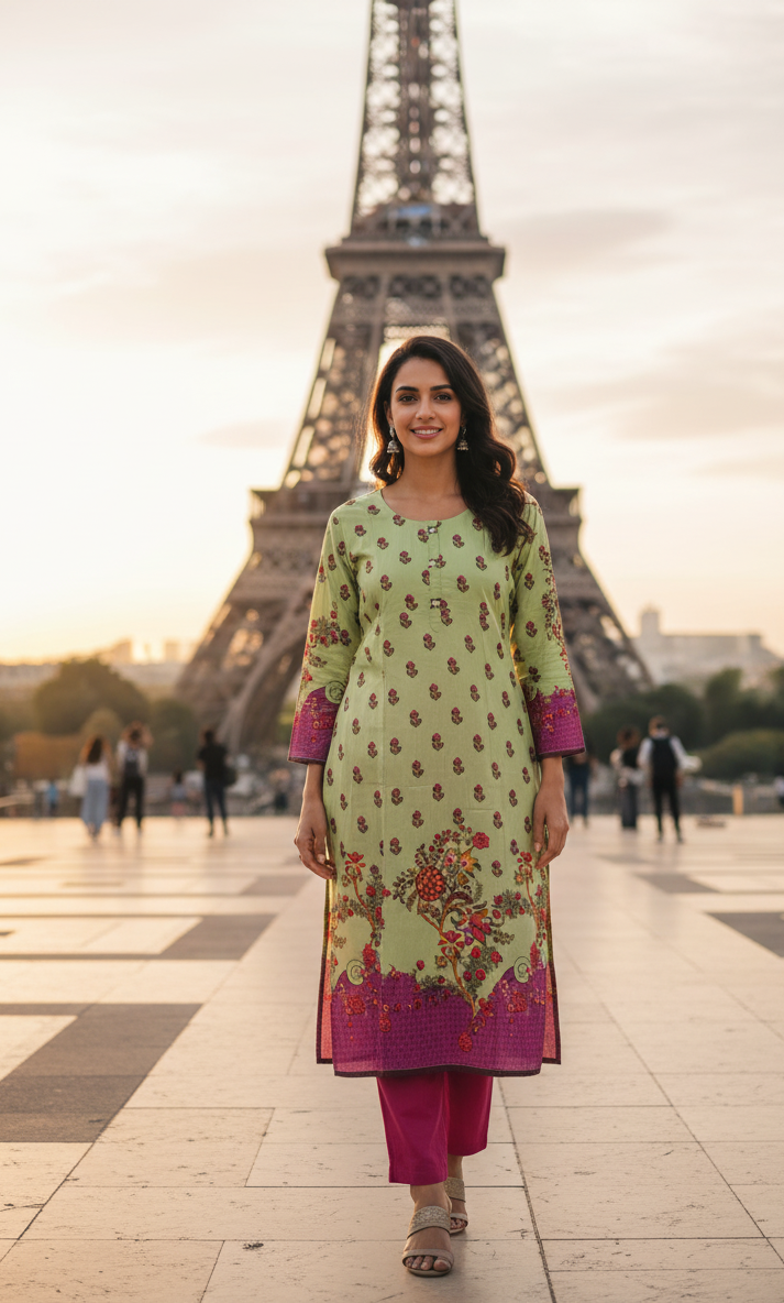 Stitched Classic Linen 2-Piece Outfit (71)