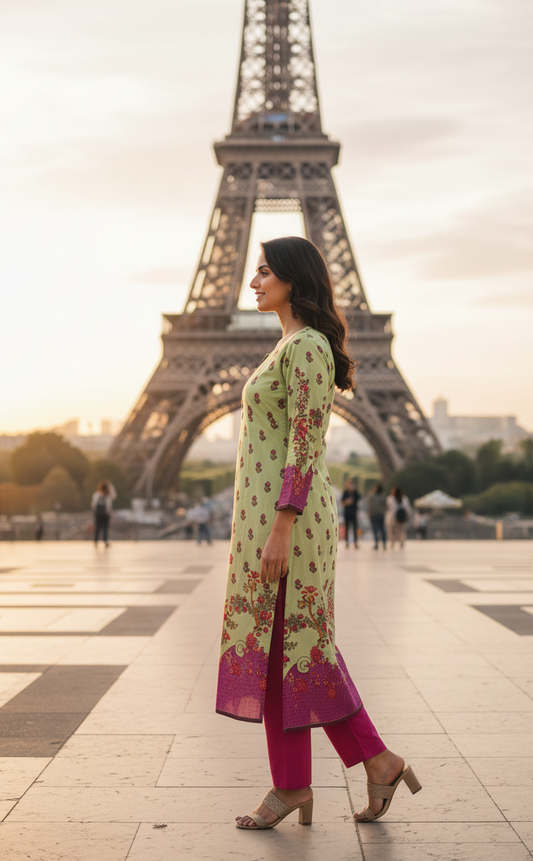 Stitched Classic Linen 2-Piece Outfit (71)